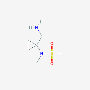 N-(1-(Aminomethyl)cyclopropyl)-N-methylmethanesulfonamide