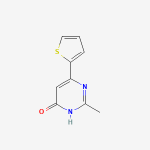 2-Methyl-6-(thiophen-2-yl)pyrimidin-4-ol