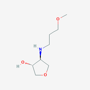 Rel-(3R,4S)-4-((3-methoxypropyl)amino)tetrahydrofuran-3-ol