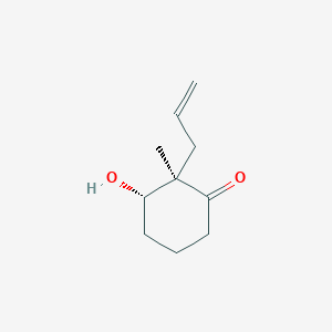 (2R,3S)-2-Allyl-3-hydroxy-2-methylcyclohexanone