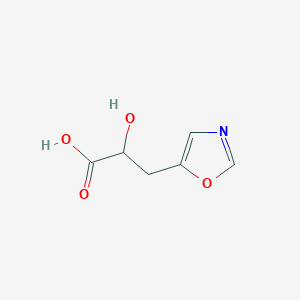 2-Hydroxy-3-(oxazol-5-yl)propanoic acid