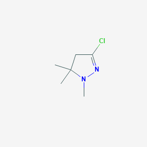 3-Chloro-1,5,5-trimethyl-4,5-dihydro-1H-pyrazole