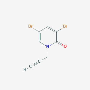 3,5-Dibromo-1-(prop-2-yn-1-yl)pyridin-2(1H)-one