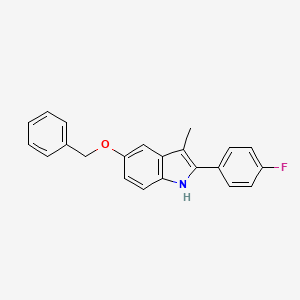 5-(Benzyloxy)-2-(4-fluorophenyl)-3-methyl-1H-indole