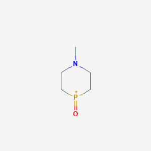 molecular formula C5H11NOP+ B15280061 1-Methyl-1,4-azaphosphinane 4-oxide 