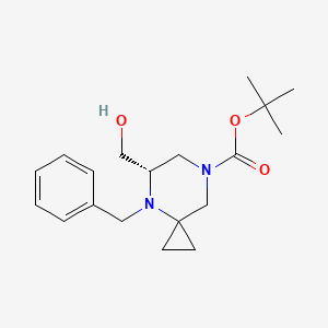 tert-Butyl (S)-4-benzyl-5-(hydroxymethyl)-4,7-diazaspiro[2.5]octane-7-carboxylate