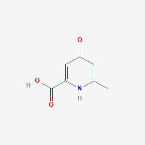 molecular formula C7H7NO3 B1528007 6-甲基-4-氧代-1,4-二氢吡啶-2-羧酸 CAS No. 14255-41-5