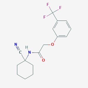 N-(1-Cyanocyclohexyl)-2-(3-(trifluoromethyl)phenoxy)acetamide