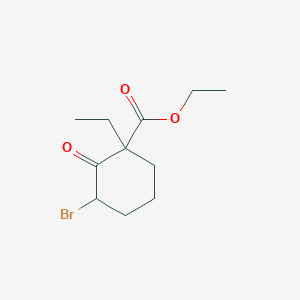 Ethyl 3-bromo-1-ethyl-2-oxocyclohexane-1-carboxylate