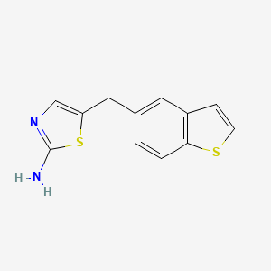 5-(Benzo[b]thiophen-5-ylmethyl)thiazol-2-amine