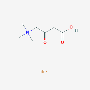 3-Carboxy-N,N,N-trimethyl-2-oxopropan-1-aminium bromide