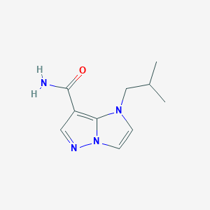 1-isobutyl-1H-imidazo[1,2-b]pyrazole-7-carboxamide