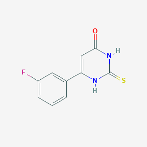 6-(3-fluorophenyl)-2-thioxo-2,3-dihydropyrimidin-4(1H)-one