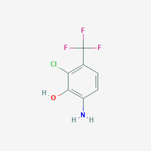 6-Amino-2-chloro-3-(trifluoromethyl)phenol