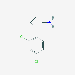 2-(2,4-Dichlorophenyl)cyclobutanamine