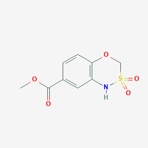 Methyl 1H,3H-benzo[e][1,3,4]oxathiazine-7-carboxylate 2,2-dioxide