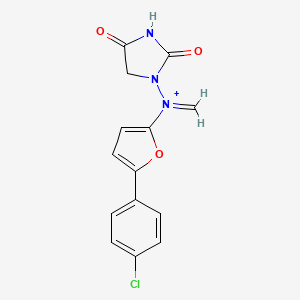 1-((5-(4-Chlorophenyl)furan-2-yl)(methylene)-l4-azanyl)imidazolidine-2,4-dione