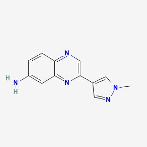 3-(1-Methyl-1H-pyrazol-4-yl)quinoxalin-6-amine