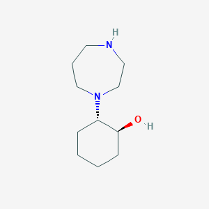 (1S,2S)-2-(1,4-diazepan-1-yl)cyclohexan-1-ol