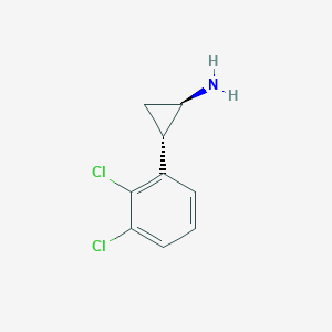 (1R,2S)-2-(2,3-Dichlorophenyl)cyclopropan-1-amine