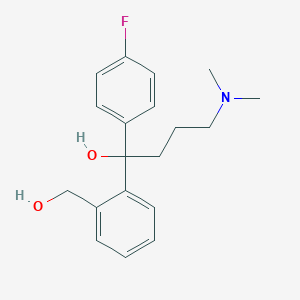 4-(Dimethylamino)-1-(4-fluorophenyl)-1-(2-(hydroxymethyl)phenyl)butan-1-ol