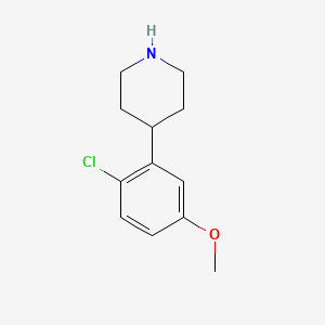 4-(2-Chloro-5-methoxyphenyl)piperidine