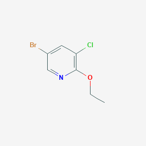 molecular formula C7H7BrClNO B1528050 5-Bromo-3-chloro-2-ethoxypyridine CAS No. 1245648-68-3