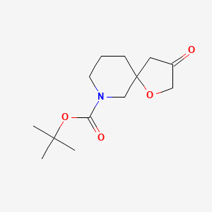 molecular formula C13H21NO4 B1528060 3-氧代-1-氧杂-7-氮杂-螺[4.5]癸烷-7-羧酸叔丁酯 CAS No. 1160246-89-8