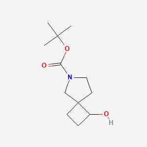 molecular formula C12H21NO3 B1528065 Tert-butyl 1-hydroxy-6-azaspiro[3.4]octane-6-carboxylate CAS No. 1341039-44-8