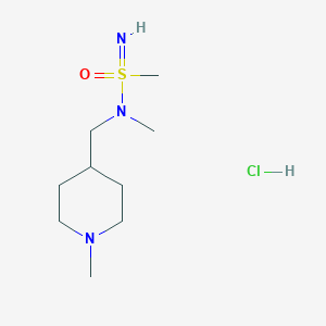 N-Methyl-N-((1-methylpiperidin-4-yl)methyl)methanesulfonimidamide hydrochloride