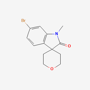 6-Bromo-1-methyl-2',3',5',6'-tetrahydrospiro[indoline-3,4'-pyran]-2-one