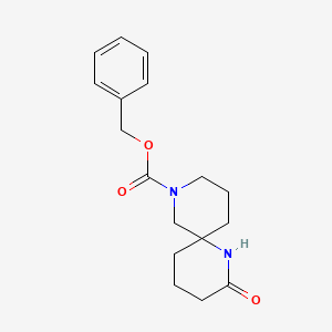 B1528082 Benzyl 2-oxo-1,8-diazaspiro[5.5]undecane-8-carboxylate CAS No. 1251003-28-7