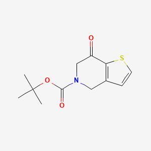 molecular formula C12H15NO3S B1528089 tert-Butyl 7-oxo-6,7-dihydrothieno[3,2-c]pyridine-5(4H)-carboxylate CAS No. 478628-26-1