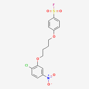 Benzenesulfonylfluoride, 4-[4-(2-chloro-5-nitrophenoxy)butoxy]-