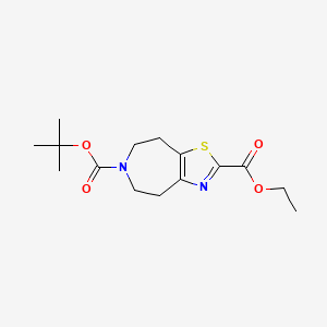 6-tert-Butyl 2-ethyl 7,8-dihydro-4H-thiazolo[4,5-d]azepine-2,6(5H)-dicarboxylate