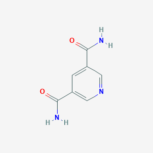 molecular formula C7H7N3O2 B152810 吡啶-3,5-二甲酰胺 CAS No. 4663-99-4