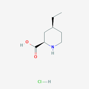 Rel-(2R,4S)-4-ethylpiperidine-2-carboxylic acid hydrochloride