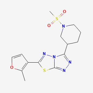 6-(2-Methyl-3-furyl)-3-[1-(methylsulfonyl)-3-piperidinyl][1,2,4]triazolo[3,4-b][1,3,4]thiadiazole