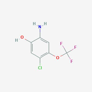 2-Amino-5-chloro-4-(trifluoromethoxy)phenol