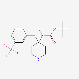 tert-Butyl methyl(4-(3-(trifluoromethyl)benzyl)piperidin-4-yl)carbamate