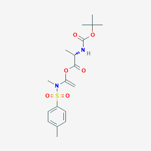 1-((N,4-Dimethylphenyl)sulfonamido)vinyl (tert-butoxycarbonyl)-L-alaninate