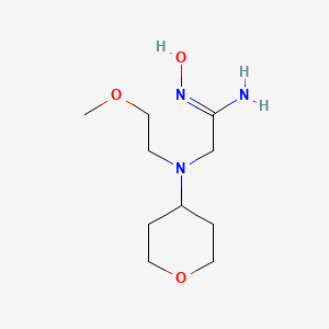 N'-Hydroxy-2-((2-methoxyethyl)(tetrahydro-2H-pyran-4-yl)amino)acetimidamide