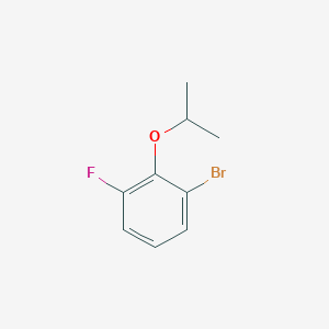 molecular formula C9H10BrFO B1528133 1-溴-3-氟-2-(丙-2-氧基)苯 CAS No. 1309933-79-6