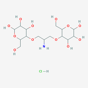 molecular formula C15H30ClNO12 B1528138 4,4'-O-(2-Amino-1,3-propanediyl)bis- CAS No. 95245-30-0