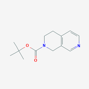 molecular formula C13H18N2O2 B1528142 2-Boc-1,2,3,4-Tetrahydro-[2,7]naphthyridine CAS No. 1373223-07-4