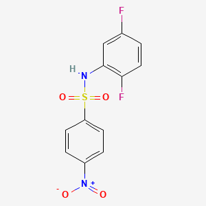 N-(2,5-difluorophenyl)-4-nitrobenzenesulfonamide