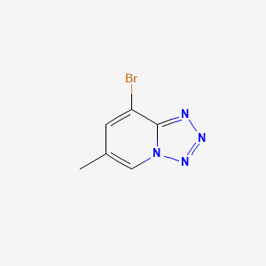 molecular formula C6H5BrN4 B1528148 8-溴-6-甲基-[1,2,3,4]四唑并[1,5-A]吡啶 CAS No. 1820712-78-4