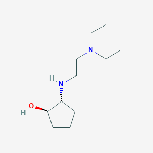 (1R,2R)-2-((2-(Diethylamino)ethyl)amino)cyclopentan-1-ol