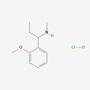 1-(2-methoxyphenyl)-N-methylpropan-1-amine hydrochloride