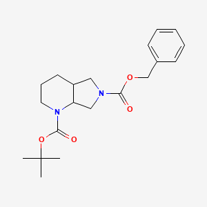 molecular formula C20H28N2O4 B1528153 1-Boc-6-Cbz-八氢吡咯并[3,4-b]吡啶 CAS No. 1385694-44-9